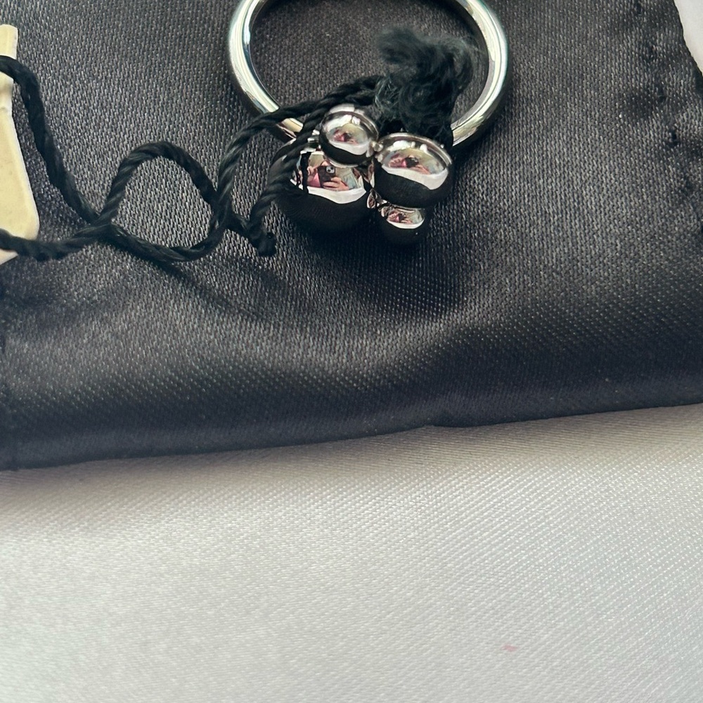 Calvin Klein Womens Silver Fidget Ring  Size 7 NWT
